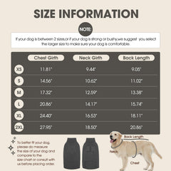 ADNIKIA dog medium sweater classic cable knit pattern for stylish cold-weather wear