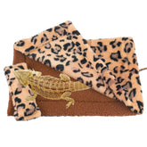 ADOGGYGO Bearded Dragon Bed cover closeup shows soft fabric and warmth ideal for sleeping
