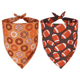ADOGGYGO donut bandana on dog for playful photo-ready look