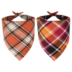 ADOGGYGO fall bandana on dog closeup shows autumn charm