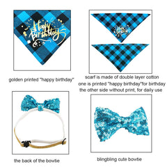 ADOGGYGO happy birthday banner decorates the pup's party backdrop