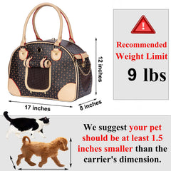Adriene's Choice carrier side mesh panel promotes airflow for comfortable outings.