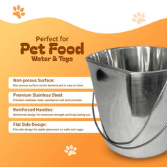 Advance PET Products dishwasher-safe bucket ready for quick cleanup after meals.