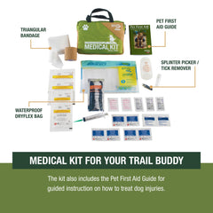 Adventure Medical Kits Trail Dog Medical Kit first-aid-manual guides on-field care.