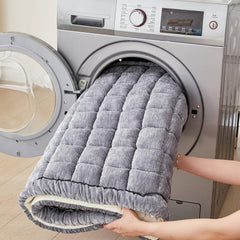 AEEISHOMEREFORM soft flannel dog bed inside car is plush and skin-friendly