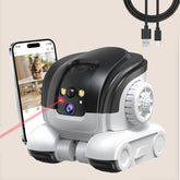 AEZ robot camera on wheels front view 1080p for reliable indoor monitoring.