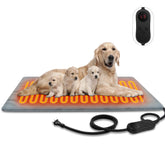 AFDUV large pet heating pad outdoor cover protects warmth in sheltered outdoor spaces.