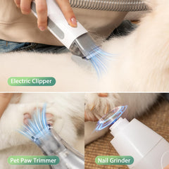 Afloia cordless detachable clipper enables unrestricted grooming in any room.