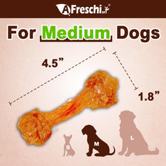 AFreschi Turkey Tendon natural-texture closeup shows a chewy, satisfying texture for extended play.