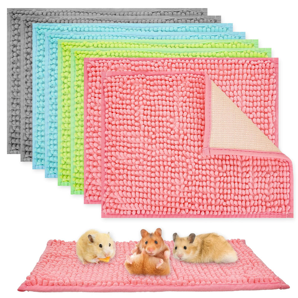 Agolctry guinea pig liner 8-pcs pack keeps cages tidy and cozy for small pets.