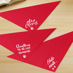 Agroon pet bandana size options laid out for small to XXL dogs