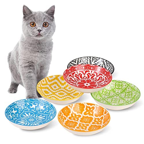 AHX ceramic cat dishes colorful-set brighten mealtime.