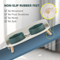 AHX non-slip legs keep bowls steady during mealtime.