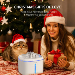 AIAUON cat water fountain with three modes offers customizable hydration options
