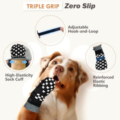 AIEDOULER calcetines perro agarre-doble para uso reversible y duradero