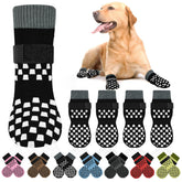 Calcetines antideslizantes AIEDOULER para perros protegen patas y evitan resbalones