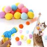 AIERSA cat-ball-launcher closeup for safe indoor play with your cat