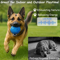 AIERSA Interactive Dog Ball realistic wobble mimics prey drive for indoor fun