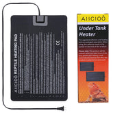 Aiicioo reptile heating pad 8x12 inch heat area provides steady terrarium warmth.