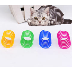 AIMICOCA non-toxic plastic construction provides safe, flexible play for kittens.