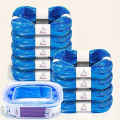AIMIDODO 9-pack cat litter refills ready for Litter Genie compatibility and easy disposal.