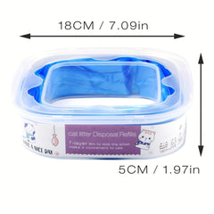 AIMIDODO included refill cartridge shown with simple, quick setup for one-handed waste disposal.