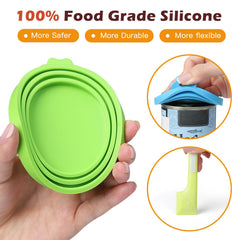 Ainvhh two-style spoons scooping wet food from a can