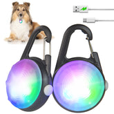 Aioauerk 4-modes dog collar light enhances night visibility for safer walks.
