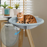 AIPERRO foldable cat desk bed closeup cover showing removable easy-clean feature