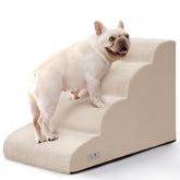 Airpanda dog steps on bed help small dogs reach beds with ease and confidence.