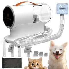 AIRROBO dog grooming vacuum kit 12000Pa for shed hair cleanup