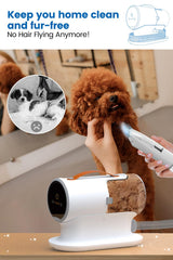 AIRROBO low-noise design reduces pet stress during grooming