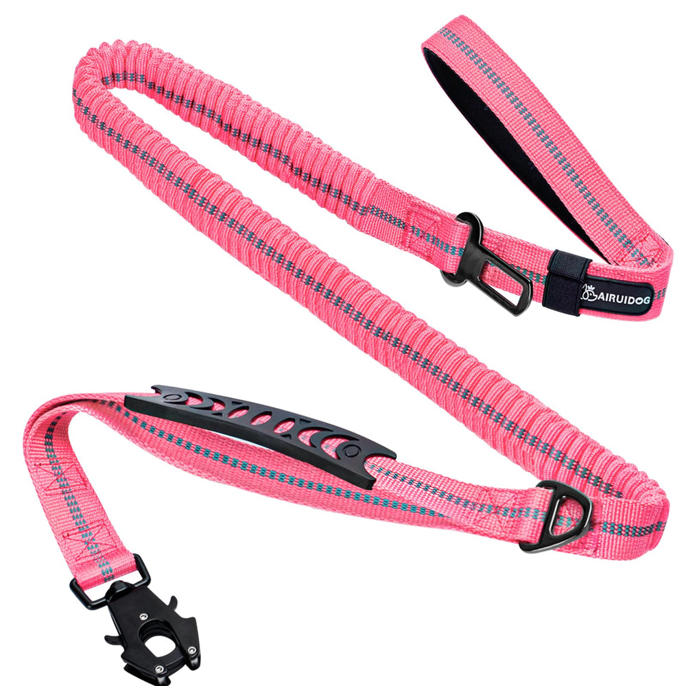 AIRUIDOG heavy-duty tactical leash pink frog clip secures to harness with 400-pound capacity