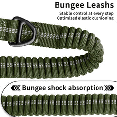 AIRUIDOG double-handled padded leash for versatile grip and control