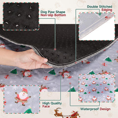Aitmexcn Christmas non-slip bottom demonstrates stability during pet play