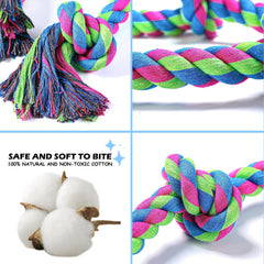Aitmexcn dog rope toy-tug-war-play boosts bonding and exercise.