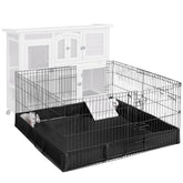 Aivituvin extension playpen shows flexible indoor/outdoor setup for safe pet play.