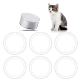 Ajcotahm 6 PCS can covers pack shows airtight dog food lids for freshness