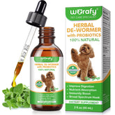 Akeeronn natural intestinal defense drops bottle for daily gut support in dogs