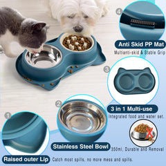 AKEISHE non-slip base keeps bowls steady and reduces spills