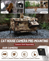 Akentio outdoor shelter with weatherproof awning keeps rain out