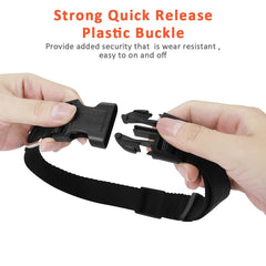 Alainzeo red collar highlights adjustable fit for small to large dogs.