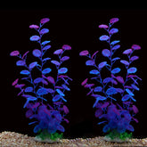 ALEGI AL68 purple aquarium plants front view add color and provide hiding spots for fish