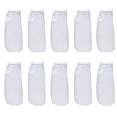 ALEGI aquarium filter socks front view with 200 micron filtration for clarity.