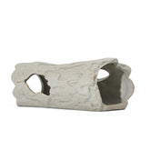 ALEGI aquarium rock-smooth cave decor close-up showing natural hiding spots for shrimp and bettas.