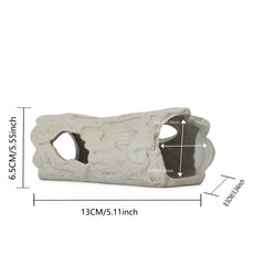 ALEGI ceramic cave decor easy-to-clean design aiding tank maintenance and aesthetics.