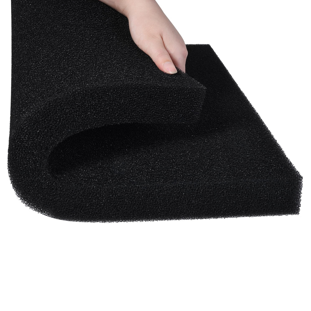 ALEGI aquarium sponge filter pad front view demonstrates compact size for easy in-tank placement and filtration.
