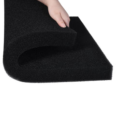 ALEGI aquarium sponge filter pad front view demonstrates compact size for easy in-tank placement and filtration.