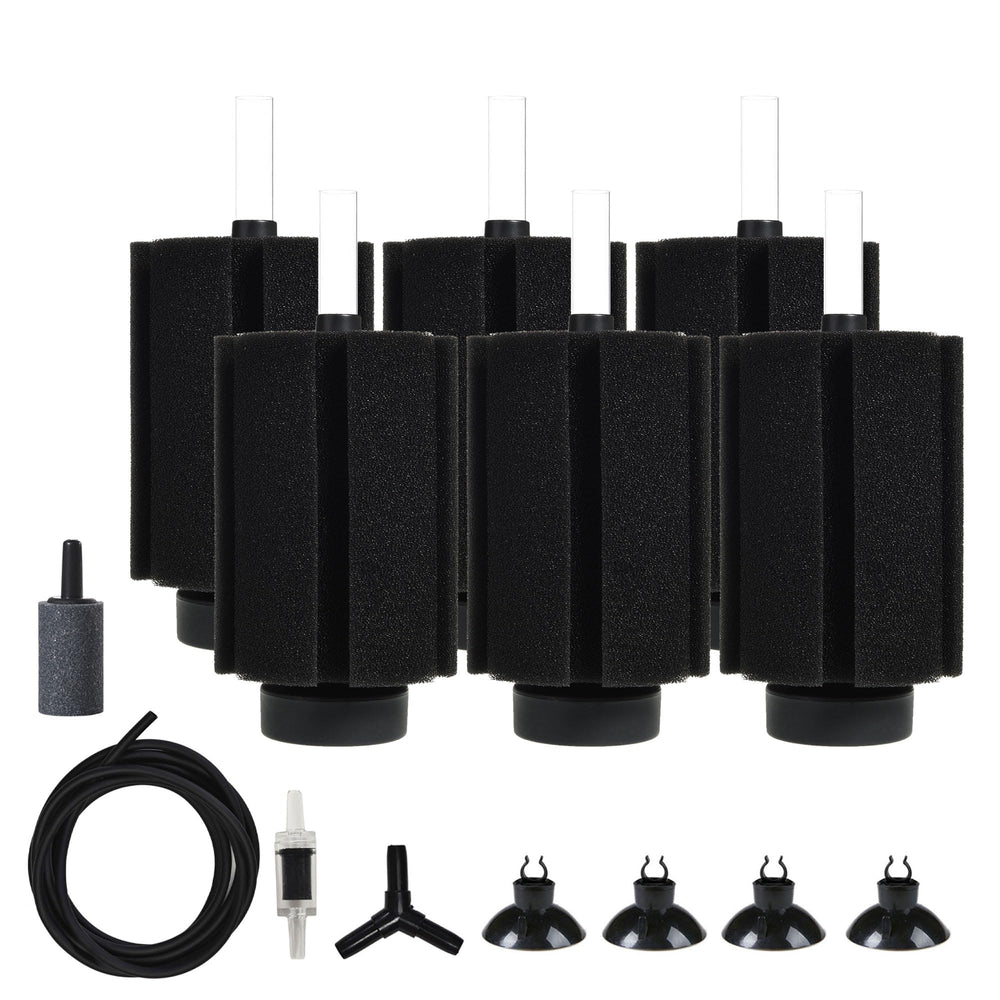 ALEGI Aquarium X Large Sponge Filter front view with compact filtration for large tanks.
