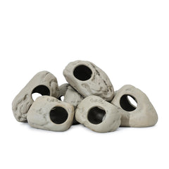 ALEGI rock cave décor adds depth and structure to your tank while giving secure hiding.